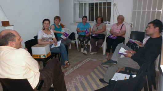 Pasar al Frente en el Sindicato de Amas de Casa de Río Cuarto. Organizado por el Consejo Provincial de la Mujer