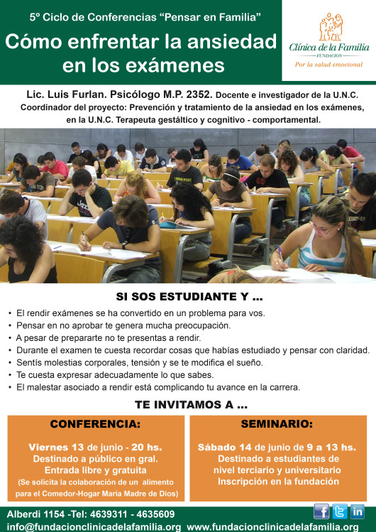 afiche ansiedad en los examenes